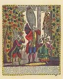 Russian copper engraver of the end of the 18th Century (Ridicule to
the high leaf wig) Art Poster Print - 13