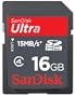 SanDisk 16GB Ultra 15MB/s SDHC SD Card (SDSDH-016G, Bulk Packaging)