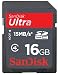 SanDisk 16GB Ultra 15MB/s SDHC SD Card (SDSDH-016G, Bulk Packaging)