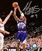 John Starks Autographed/Hand Signed Utah Jazz 8x10 Photo (Purple Jersey)