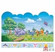 Home Decor Mural Art Wall Paper Stickers-Pooh's flying kite GXL-4B