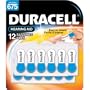 Duracell DA-675 Hearing Aid Batteries - 12 Pack