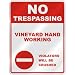 NO TRESPASSING 