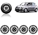 Auto Pearl-Premium Quality Car Full Black Wheel Cover Caps Black 14 inches Press Type Fitting For - Maruti Suzuki Swift Old RS.1499.00