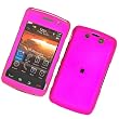 RIM BlackBerry Storm 2 9550 Verizon Snap On Protector Rubberized Hot Pink