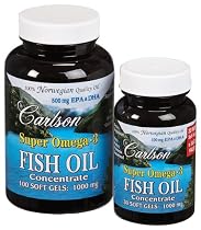Carlson Laboratories - Super Omega-3 Fish Oils, 1000 mg, 250 softgels
