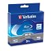 Verbatim 96928 25 GB 4x Blu-ray Single-Layer Recordable Disc BD-R, 3-Disc  Jewel Case