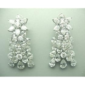 Platinum Diamond Earrings : platinum diamond earrings almaz