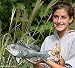 Taxidermy 14" Fiberglass Sea Bass Fish Wall Mount
