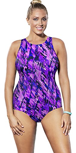 Aquabelle Women's Earthquake High-Neck Swimsuit