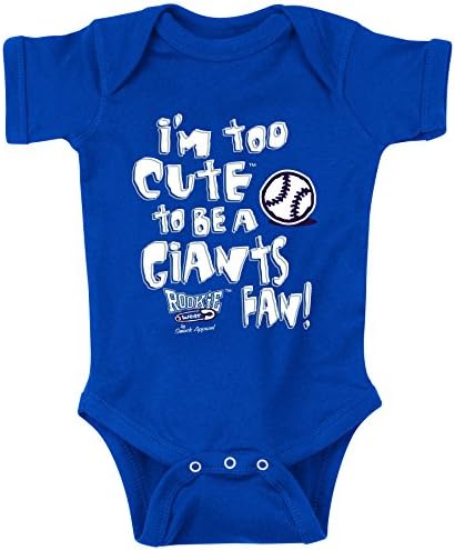 Los Angeles Dodgers Fans. I'm Too Cute Blue Onesie (NB)