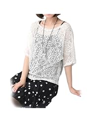 Dolman Spaghetti Strap Dots Print Chiffon/Cotton/Nylon  Dress