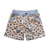 MONICA BABY BLUE キッズ パンツ スカル レトロラクガキサマー バンツ 80サイズ ライトブルー コットン 2111506003