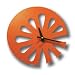 Recycled Orange Clock