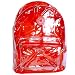 K-Cliffs Clear PVC School Backpack/ Outdoor Backpack with Red Back Panel