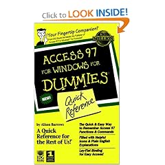 Access 97 for Windows for Dummies Quick Reference