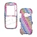PINK RAINBOW CRYSTALS snap on cover faceplate for LG Lx260 Ux260 Rumor Scoop
