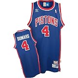 Search : Joe Dumars Jersey: adidas Blue Throwback Swingman #4 Detroit Pistons Jersey
