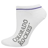 Colorado Rockies White Ladies (529) 9-11 Ankle Socks