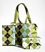 JP Lizzy Diana Tote Set, Green