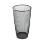Safco� Onyx Round Mesh Wastebasket, Steel Mesh, 9 gal, Black