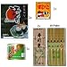 PierMall's Taste of Japan #11 - Sushi Making Kit I (7 Items: Seaweed Nori, Sushi Mix, Wasabi Powder, Sushi Mat, Chopsticks)