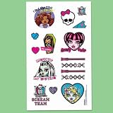 Monster High 16 Tattoos- 8pcs