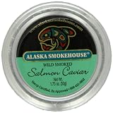 Alaska Smokehouse Wild Smoked Salmon Caviar, 1.75-Ounce Jar  (Pack of 2)
