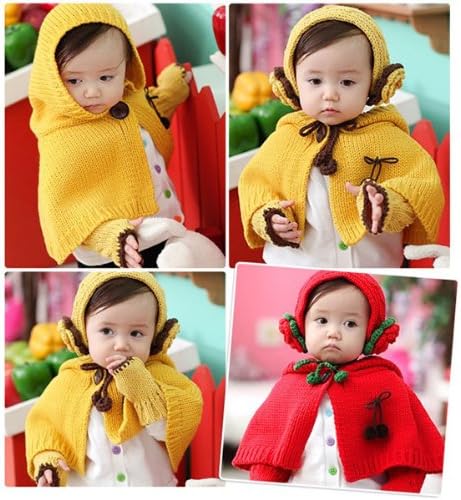 BESTIM INC Warm Knit Shawl Scarf Cape Hat