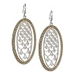 Sparkling Long 2.5" Oval Crystal Dangle Earrings Fashion Jewelry