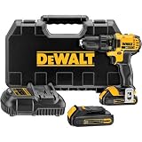 DeWalt DCD780C2 20-Volt Max Li-Ion Compact 1.5 Ah Drill/Driver Kit