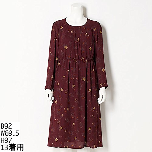 アースミュージック＆エコロジー大きいサイズ(earthmusic&ecology) 【大きいサイズ】フラワープリントワンピース