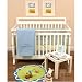 Classic Blue - 6 Piece Baby Blue Nursery Crib Bedding Set