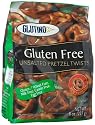 Glutino Gluten-free Pretzel Unsalted Twists, 8 Ounce Bags (Pack of 12)
