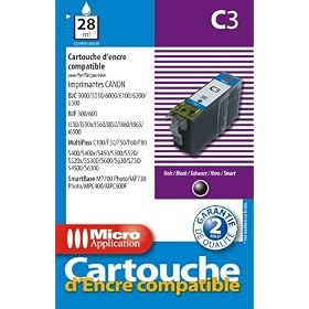 Micro application - Cartouche d'encre - C03 - Noir - BCI3eBK