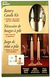 Good Tidings 0190012 LED Classic Window Candle Two Pack With Suction Cups