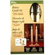 Good Tidings LED Classic Window Candle with Suction Cup, Set of 2