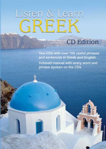 Listen & Learn Modern Greek (CD Edition) (Dover Language Guides Listen and Learn)