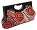 Scarleton Wood Framed Embroidered Clutch H3001