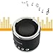 hsini Portable Mini Music SD USB Speaker for PC Mobile Phone MP3 Player - Retail Packaging - Black