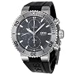 Oris Aquis Chronograph Grey Dial Rubber Mens Watch 01 674 7655 7253-07 4 26 34TEB from Oris