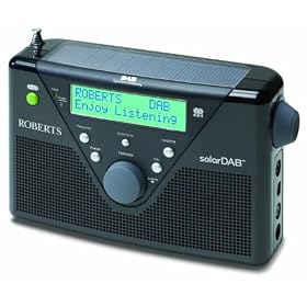 Roberts DAB / FM Digital Solar Radio - Black