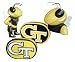 Georgia Tech 4 Piece Ceramic Ornament Set