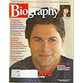 Biography Magazine May 2002 Rob Lowe, Star Wars, Dominick Dunne, Greta Garbo, Kate Winslet book cover