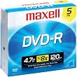 Maxell 635042/635030/638002 4.7 Gb Dvd-R (5 Pk)