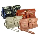 Kenneth Cole Reaction Wristlet Clutch Purse w/ Outside Pockets in Choice of Colors
