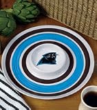 14 Carolina Panthers Melamine Chip and Dip Serving Tray