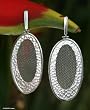 Earrings, 'Tennis Racket' Earrings, 'Tennis Racket'