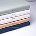 Cariloha Classic Bamboo Sheets 4 Piece Bed Sheet Set - Softest Bed Sheets and Pillow Cases - Lifetime Protection (Queen, Sandy Shore)