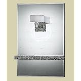 Abalone Shell Mirrored Wall Sconce by The Storage Store